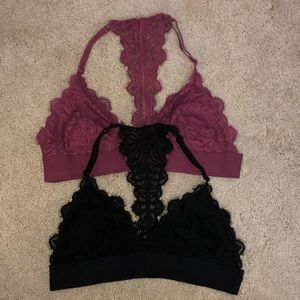 Victoria’s Secret PINK Lace Bralettes Set